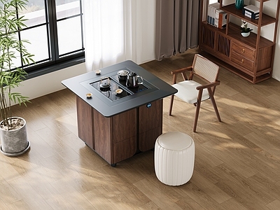 新中式茶几 家具茶桌 茶壶