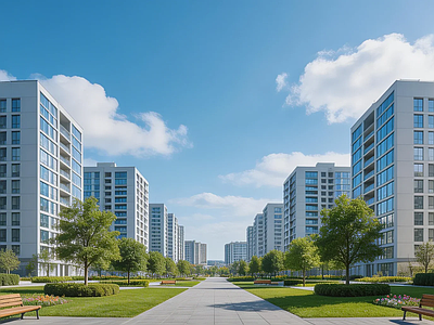 现代小区HDR