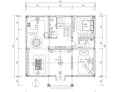 别墅 三层别墅 农村自建别墅 施工图