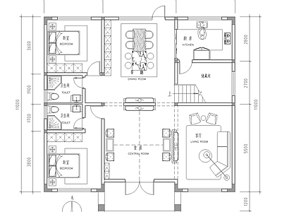 别墅 农村自建房 别墅 施工图