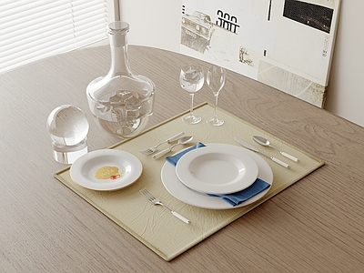 现代简约餐具