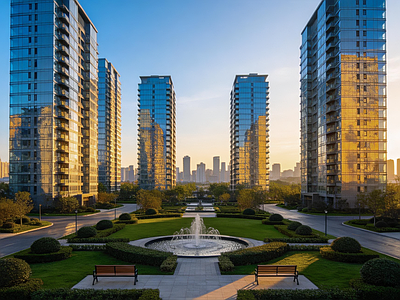 现代小区HDR