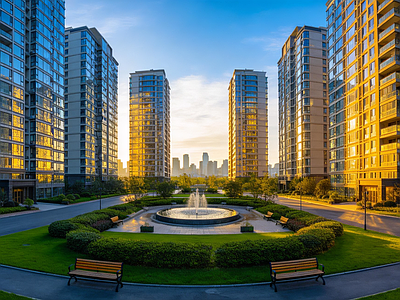 现代小区HDR