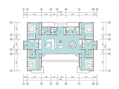 现代别墅建筑 一层 度假适合 海边 所见所得 天正打开 施工图
