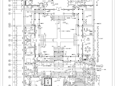 现代四合院 北京传统四合院 施工图
