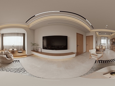 现代室内HDR