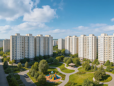 现代小区HDR