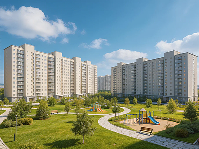 现代小区HDR