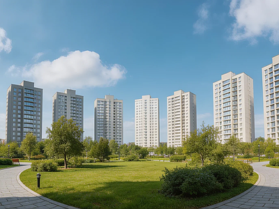 现代小区HDR