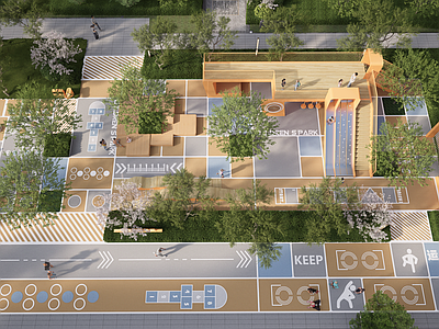 现代简约儿童游乐空间 儿童乐园 儿童游乐场 亲子乐园