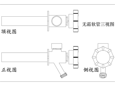 现代五金管件 防冻软管 耐寒软管 防霜胶管 低温软管 防冻胶管 施工图