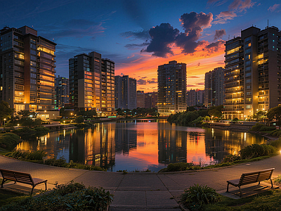 现代小区HDR