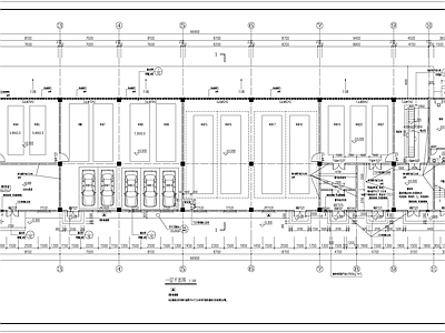 新中式其他建筑 车库 车房 2F 平立剖 图纸 施工图