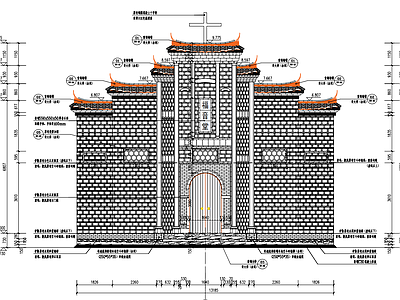 其他古建筑 闽北古建 古建改造 节点大样 古建修缮 传统建筑 施工图
