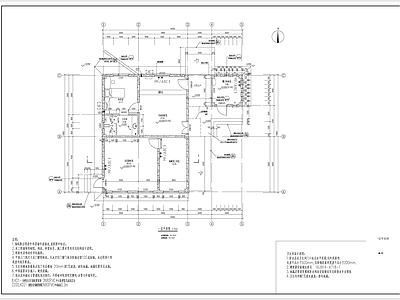 新中式其他建筑 门卫室 平立剖 图纸 施工图