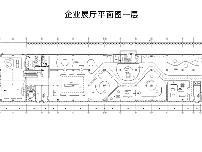 企业展厅 企业展厅 施工图