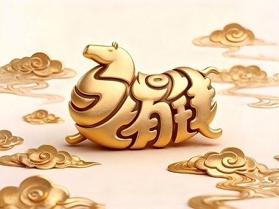 新中式雕塑摆件 马年金属摆件 美陈摆件 鎏金雕塑艺术品 马年摆件 新中式摆件