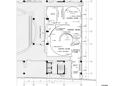 文化展厅 党建文化展厅 党建展览馆 施工图