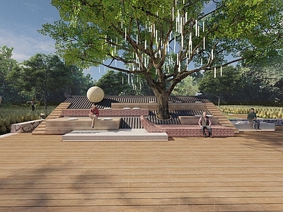 新中式农业景观 乡村小品