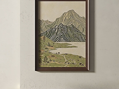 新中式挂画 山水挂画