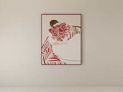 奶油风挂画 装饰画 挂画