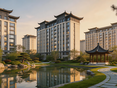 新中式小区HDR