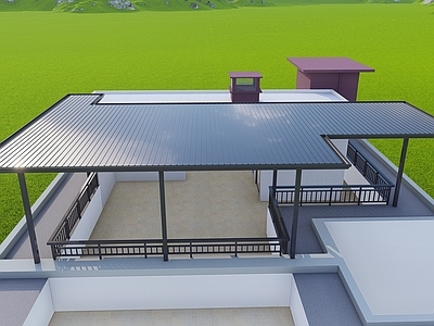 现代简约雨棚 长城大板阳光房 铝合金阳光房