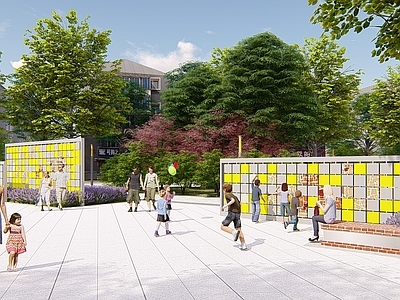 现代简约其他景观小品 儿童翻翻板 儿童科普翻翻板