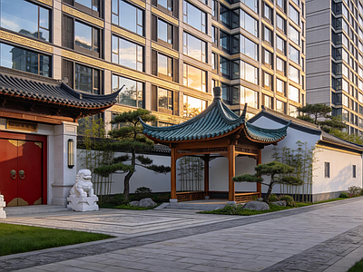 新中式小区HDR