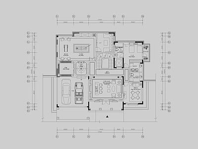 别墅 别墅豪宅 户型优化 施工图