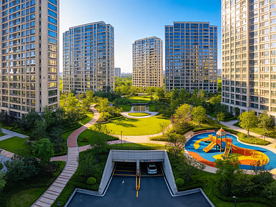 新中式小区HDR