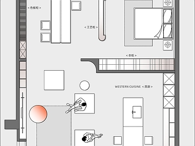家具展厅 现代家具展厅 定制木作家具展厅 木作门店展厅 木作门店平面方案 施工图