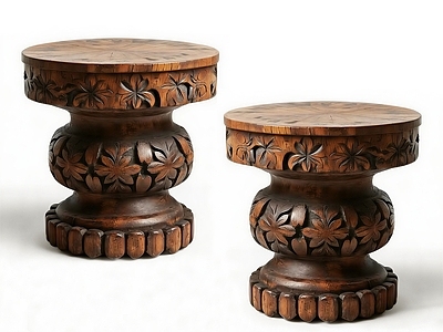 中古风边几 中古凳子 户外坐凳 凳子