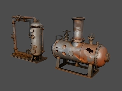 复古工业风管道零件 废旧机械设备