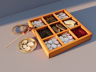 新中式医疗器材 中医药 中药材