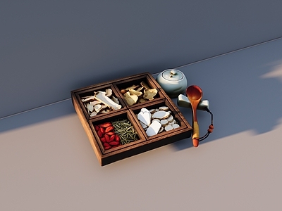 新中式茶具 中医药 中药材