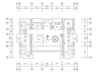 现代别墅建筑 一层别墅 自建房 农村别墅 所见所得 施工图