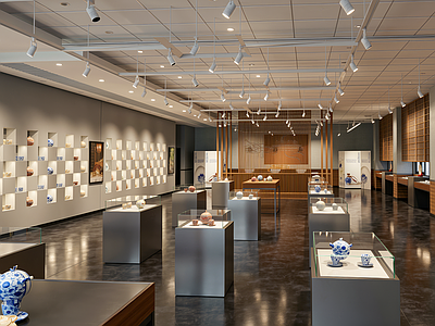 新中式陶瓷展厅 新中式陶瓷展厅