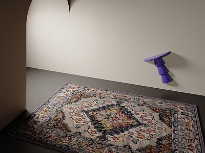 现代复古混搭风民族地毯 美式地毯 法式地毯 卧室地毯 客厅地毯