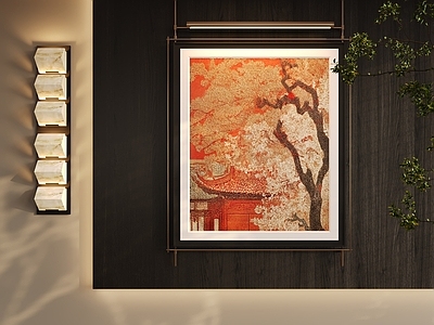 新中式挂画 现代挂画 艺术挂画 玄关画