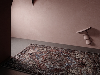 美式民族地毯 地毯 古典地毯 卧室地毯