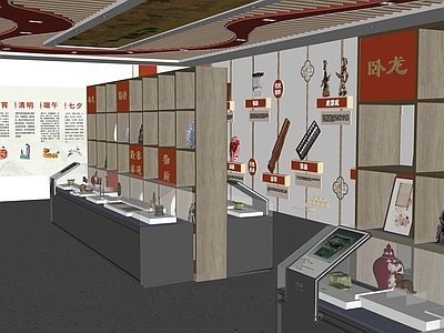 新中式非遗文化展厅 非遗文化展厅