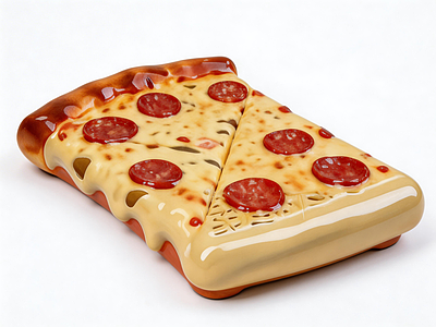 拟物写实玩具 披萨雕塑 潮玩艺术雕塑 商业空间摆件