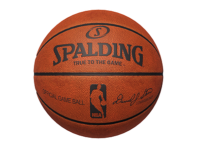写实风格球类器材 NBA 篮球