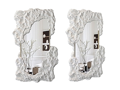 侘寂镜子 镜子 装饰镜 浴室镜 洗手台镜子