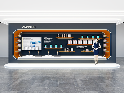 现代简约电子产品展厅