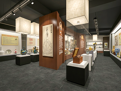 新中式陶瓷展厅 新中式陶瓷展厅