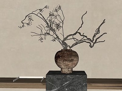 侘寂花瓶 侘寂风 花瓶 摆件