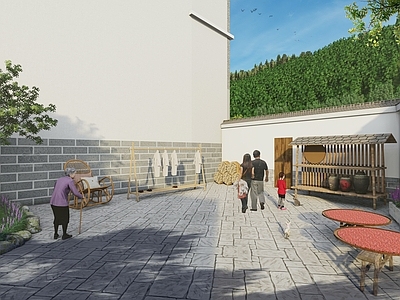 新中式乡村庭院