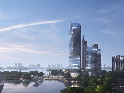 现代主义商业综合体景观